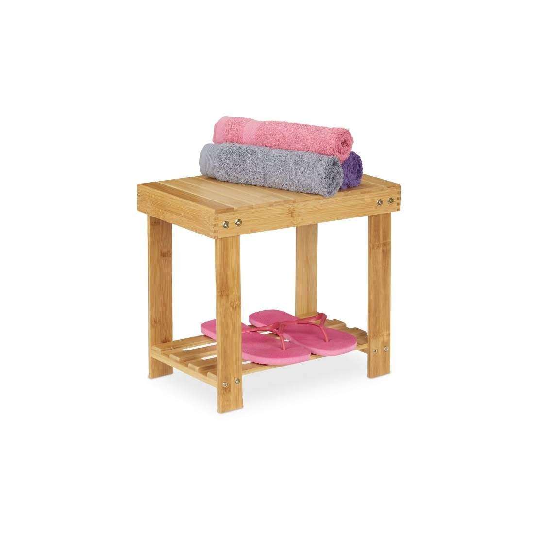 Stor bambu pall | Hem & Hobby - Hem & Hushåll - Badrum | Pryloteket