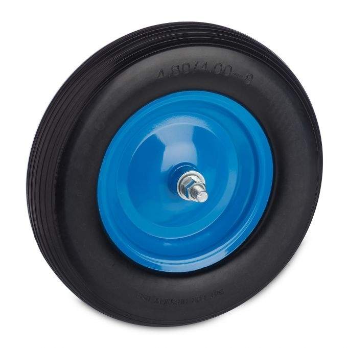 Hjul til trillebør 4,80 4,00-8 + aksel