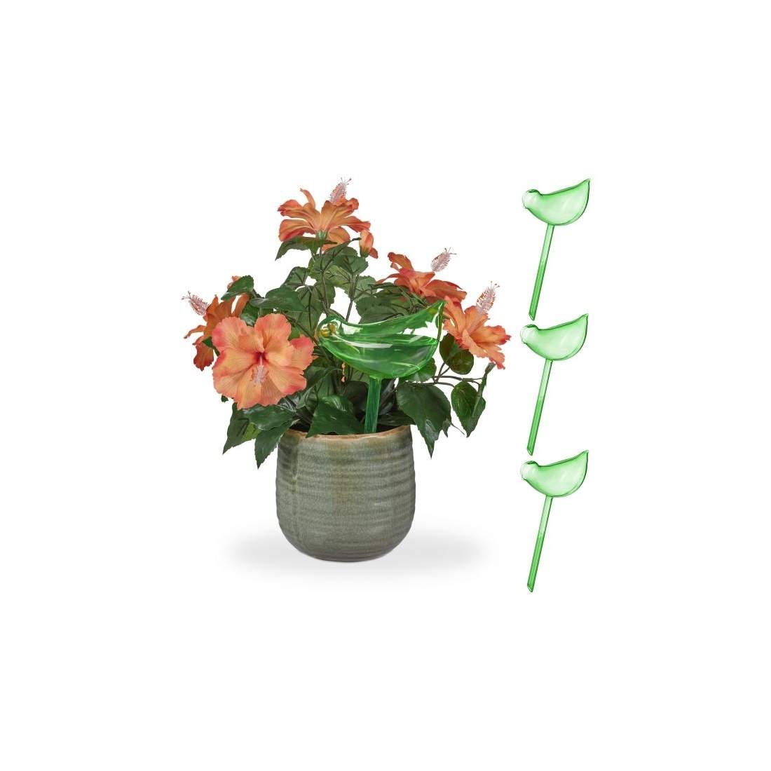 Självvattnande fågelset om 4 | Elektronik - Tillbehör Mobil & Surfplatta - Skärmskydd - LG | Pryloteket