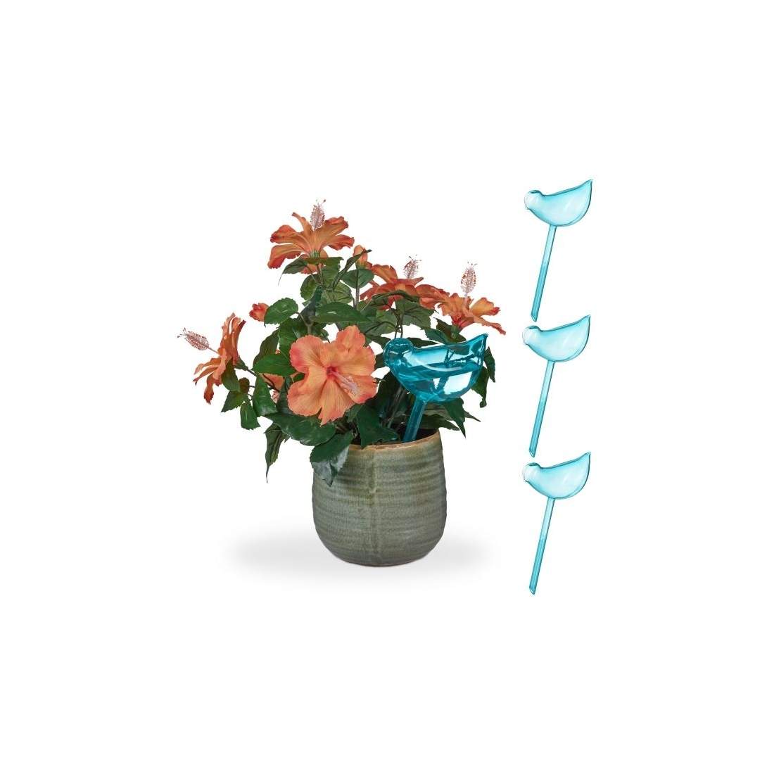 Självvattnande fågelset om 4 | Elektronik - Tillbehör Mobil & Surfplatta - Skärmskydd - LG | Pryloteket