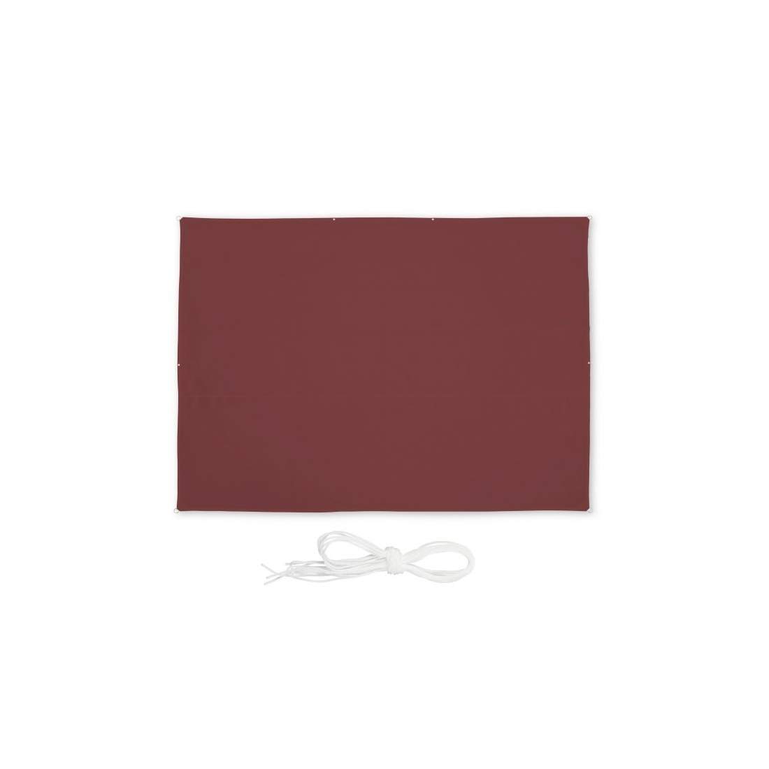 Solsegel rektangulär rödbrun | Hem & Hobby - Hem & Hushåll - Balkong | Pryloteket