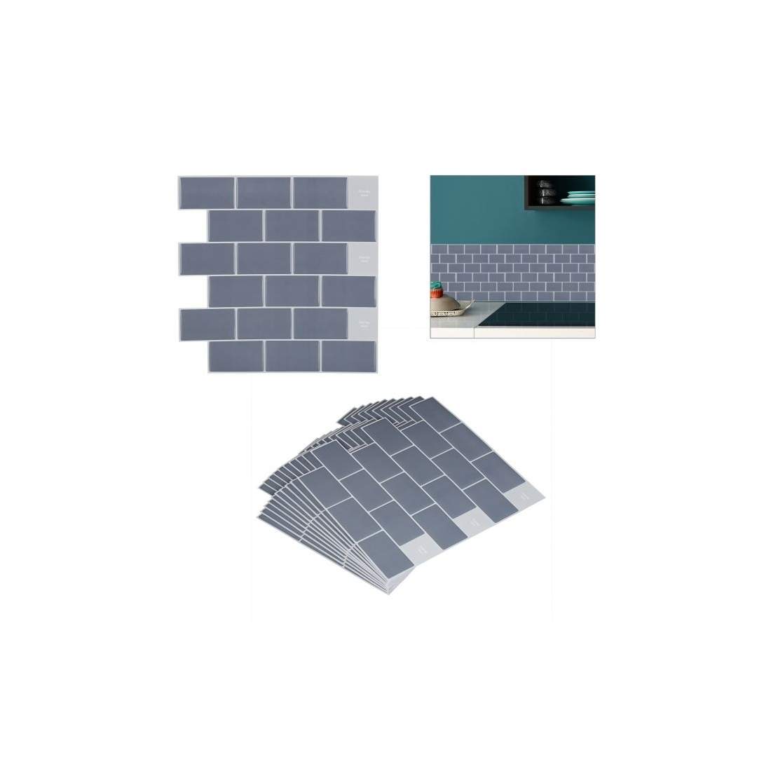 Subway kakel klistermärken set om 10 | Leksaker & Spel - Leksaker - Rittillbehör & Pyssel - Klistermärken | Pryloteket