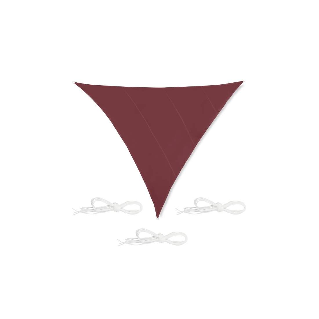 Trekantigt rödbrunt solsegel | Hem & Hobby - Hem & Hushåll - Balkong | Pryloteket