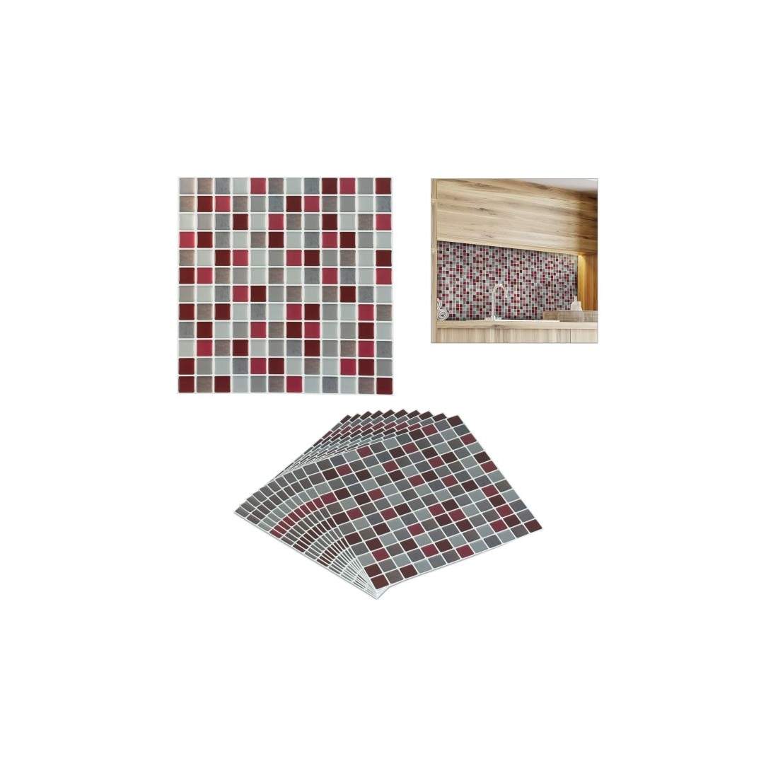 Mosaikplattor - klistermärken - set med 10 st | Hem & Hobby - Hem & Hushåll - Badrum | Pryloteket