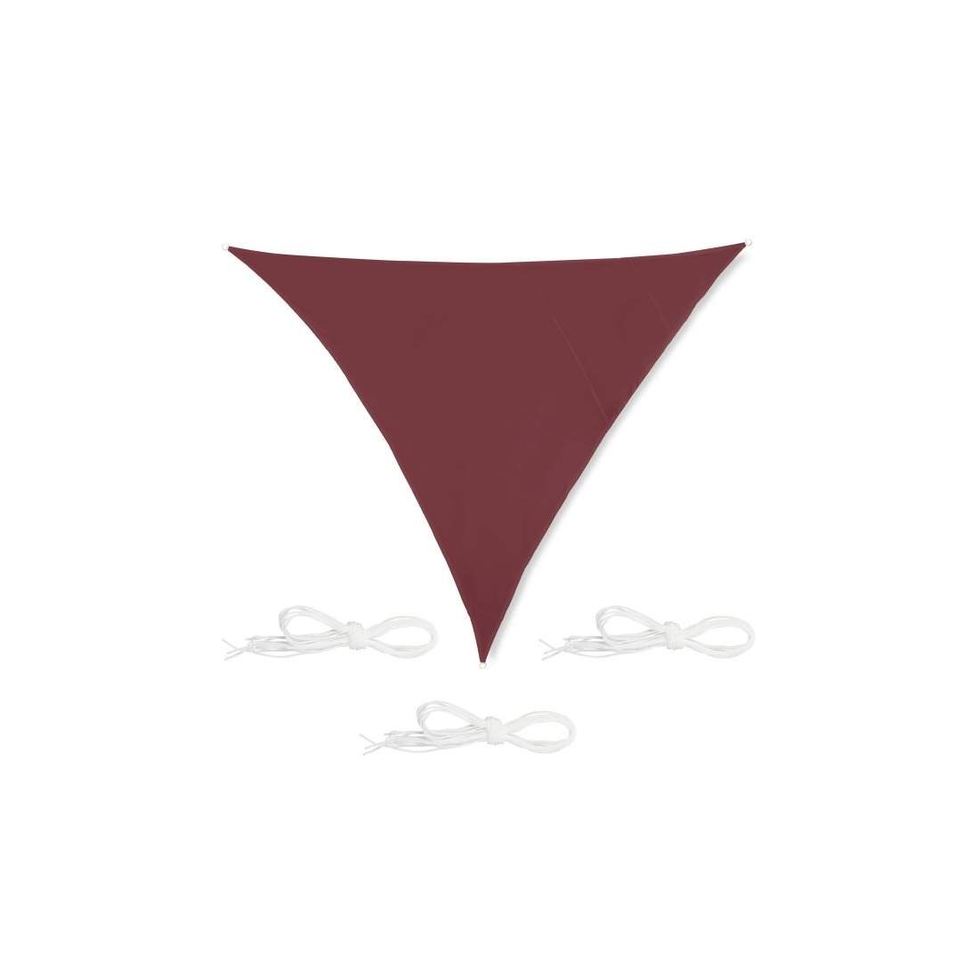 Trekantigt rödbrunt solsegel | Hem & Hobby - Hem & Hushåll - Balkong | Pryloteket