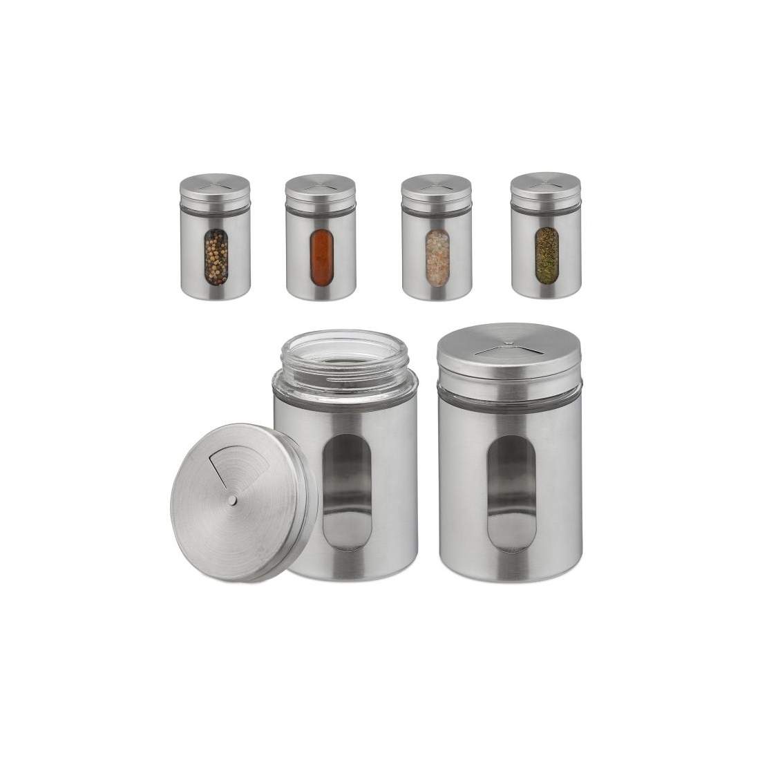 Extra stora kryddburkar set med 6 st | Hem & Hobby - Hem & Hushåll - Kök - Köksförvaring - Kryddförvaring | Pryloteket
