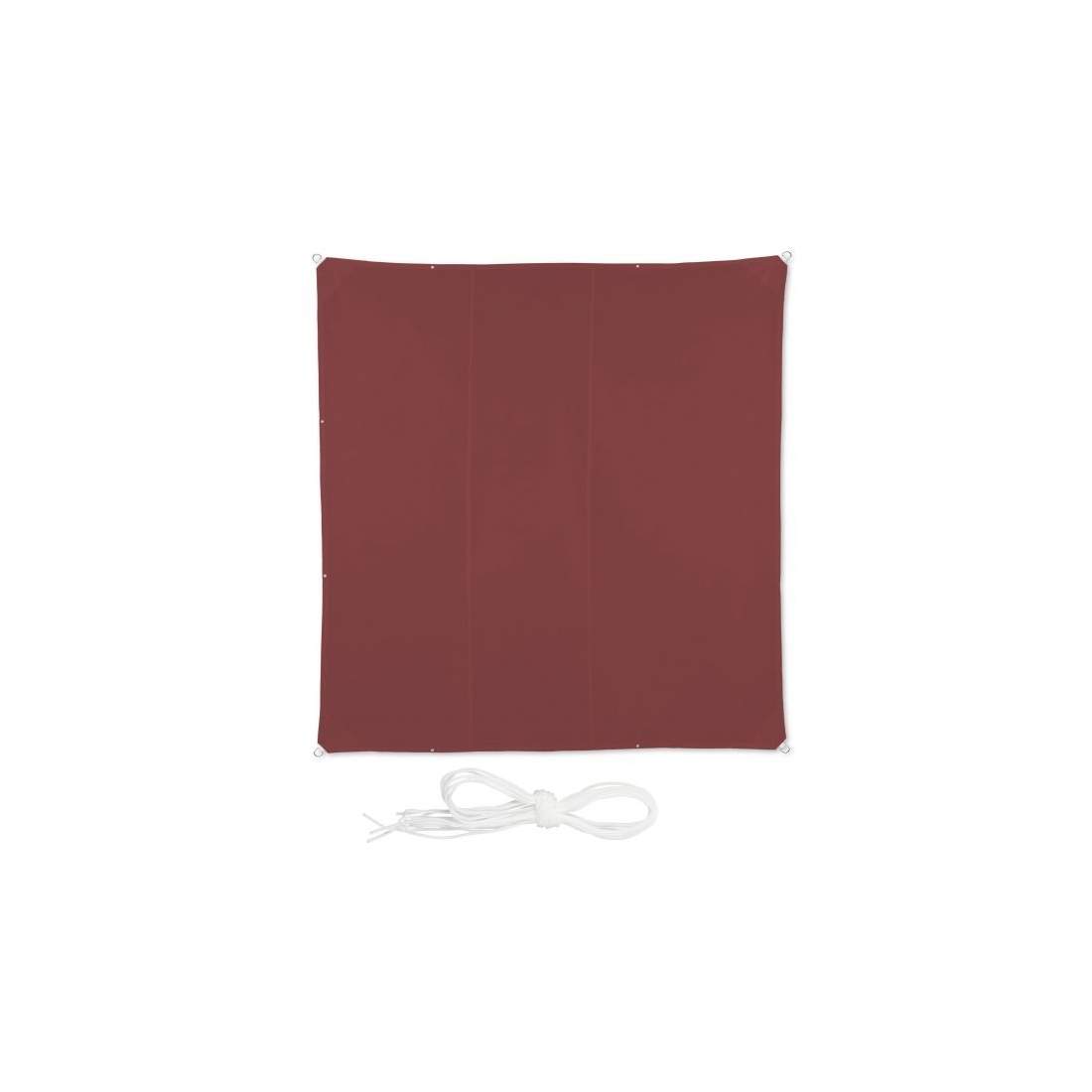 Sun segel fyrkantig rödbrun | Hem & Hobby - Hem & Hushåll - Balkong | Pryloteket