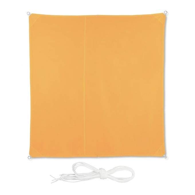 Solsejl firkantet gul