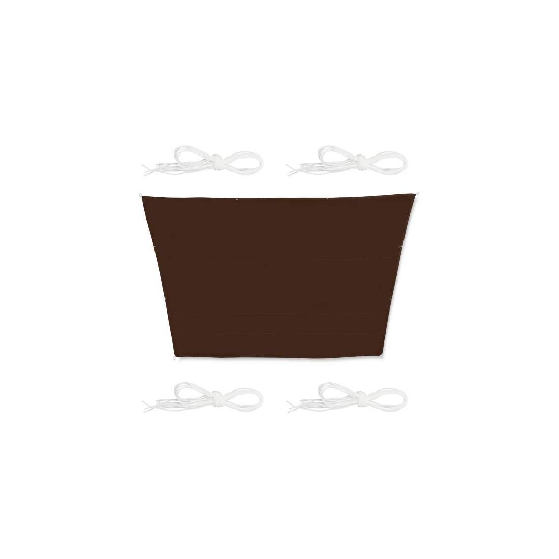 Solsegel trapetsbrunt | Hem & Hobby - Hem & Hushåll - Balkong | Pryloteket