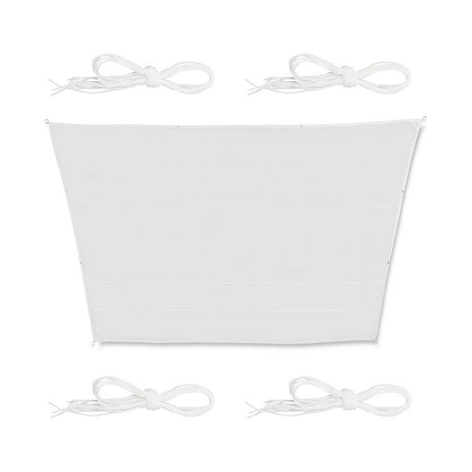 Solsegel trapetsformat vitt | Mode & Accessoarer - Smycken, Smyckesset & Tillbehör - Ringar | Pryloteket