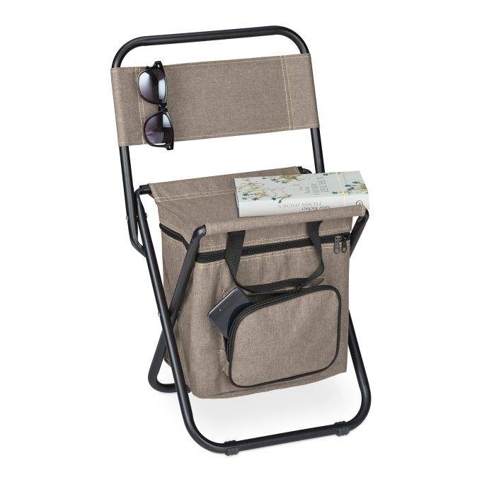 Leirintätuoli beige selkänojalla