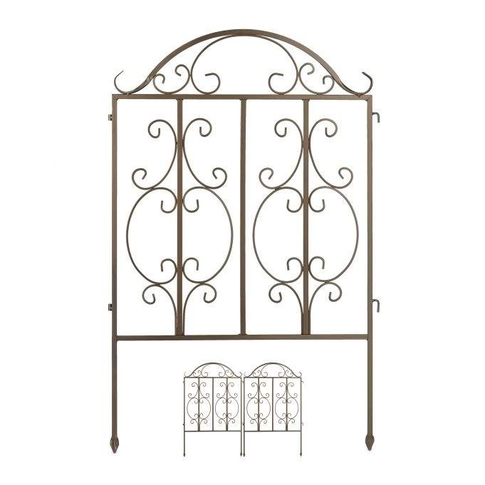 Havehegn med 3 paneler