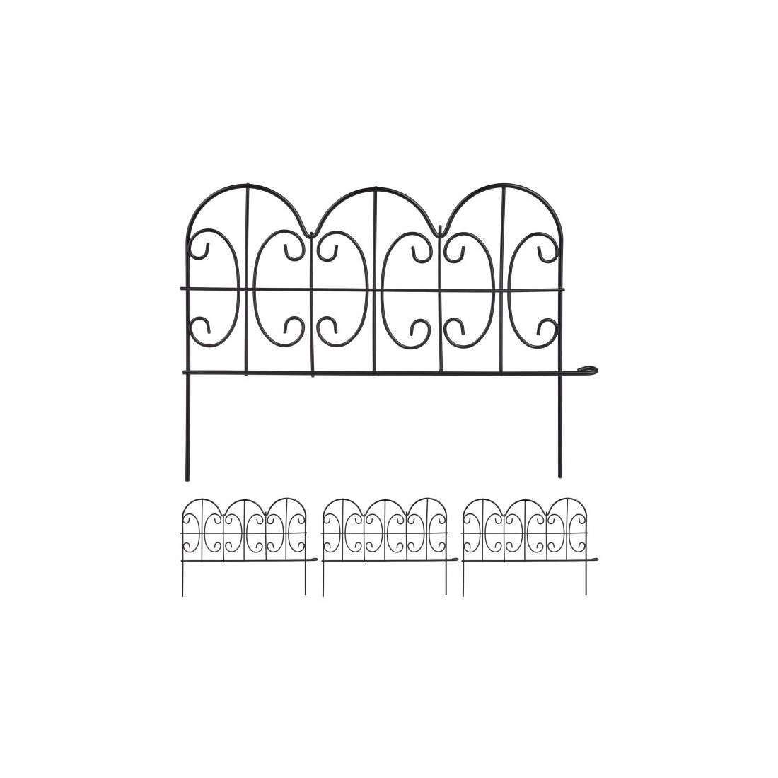 Rabattstaket 4 paneler | Hem & Hobby | Pryloteket