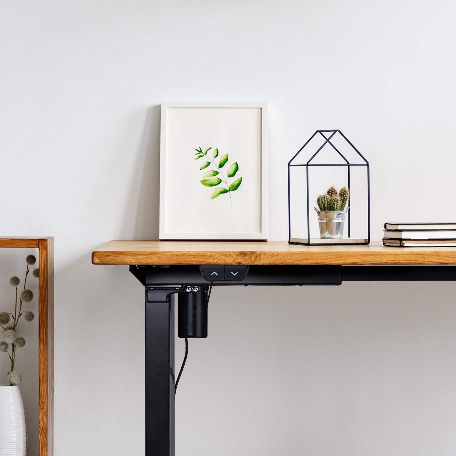 Height adjustable table frame