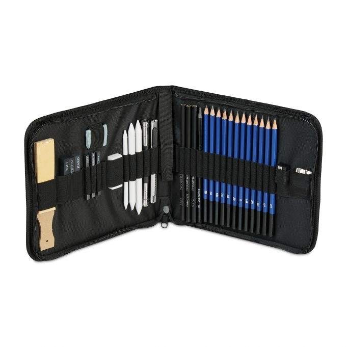 Tegnesæt blyanter 33 dele