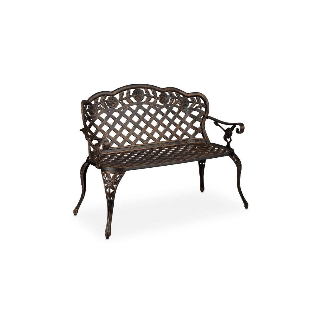 Trädgårdsbänk i antik stil med rosor | Hem & Hobby - Hem & Hushåll - Balkong | Pryloteket