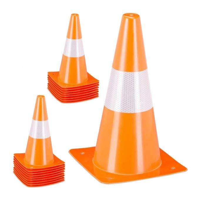 Pyloner, 18 stk, orange