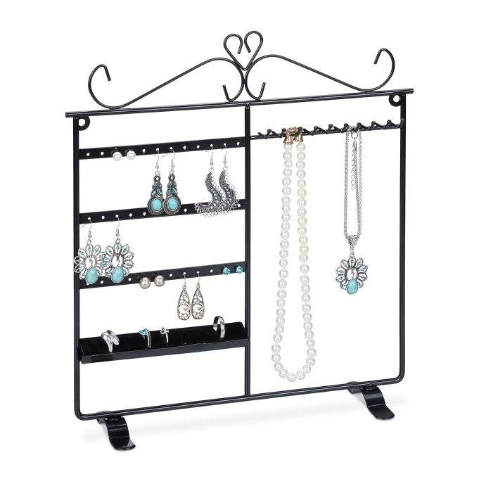 Smykkeholder til halskæder og øreringe