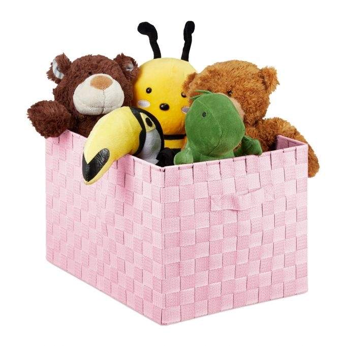 Opbevaringskurv med håndtag