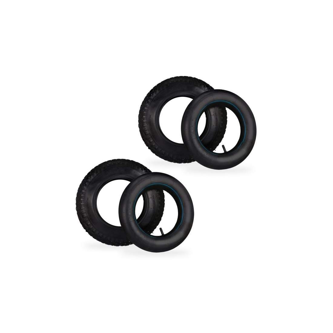 hjulsats för 2 skottkärror med slang | Hem & Hobby - Hem & Hushåll - Trädgårdsartiklar - Skottkärror - Skottkärrehjul | Pryloteket