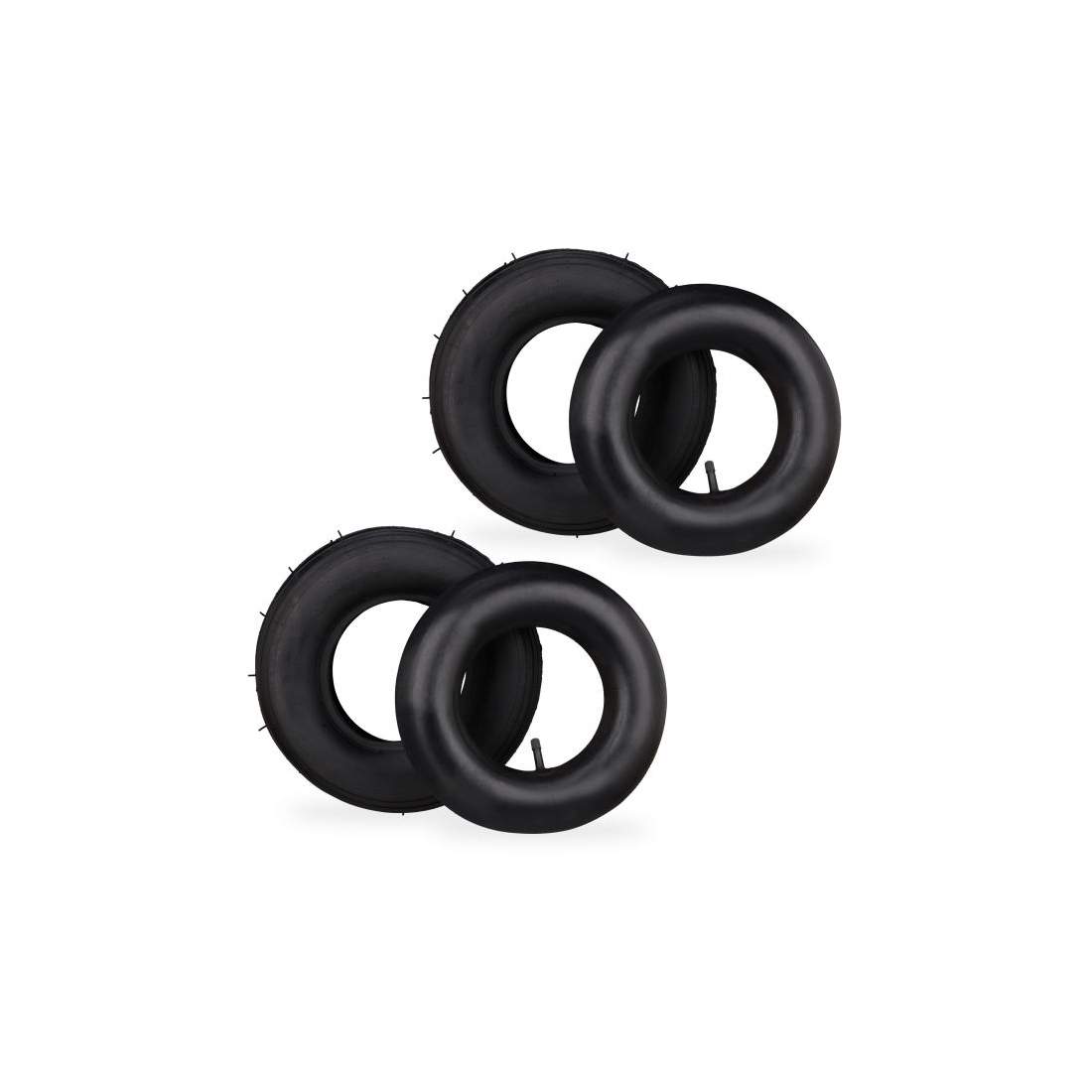 Skottkärra hjul set om 2 med slang | Hem & Hobby - Hem & Hushåll - Trädgårdsartiklar - Skottkärror - Skottkärrehjul | Pryloteket