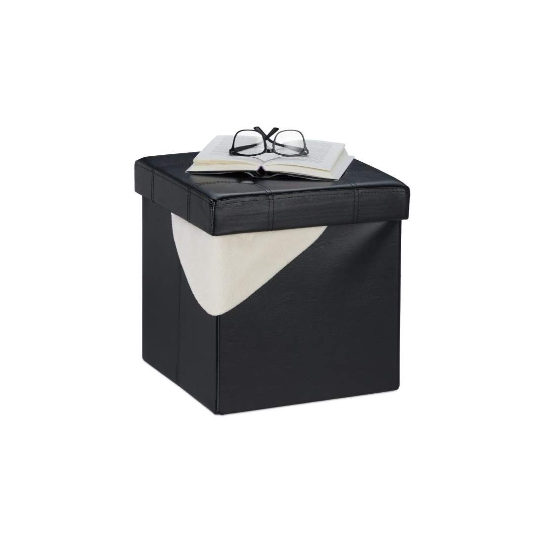 Pall i konstläder med förvaringsutrymme | Leksaker & Spel - Leksaker | Pryloteket