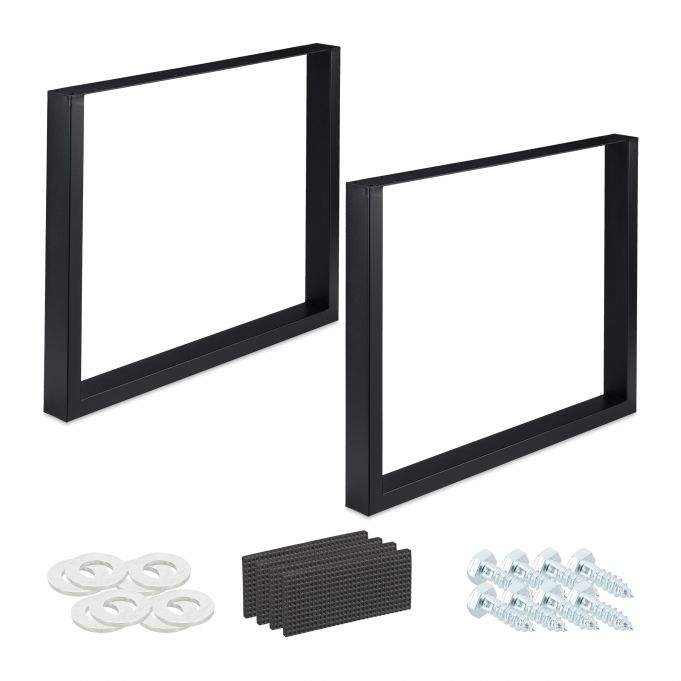 sæt med 2 bordløbere sort