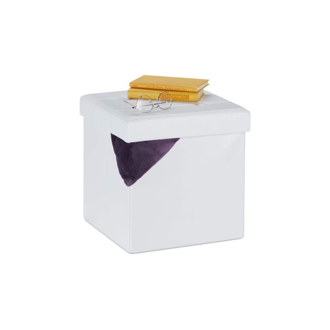 Pall i konstläder med förvaringsutrymme | Leksaker & Spel - Leksaker | Pryloteket