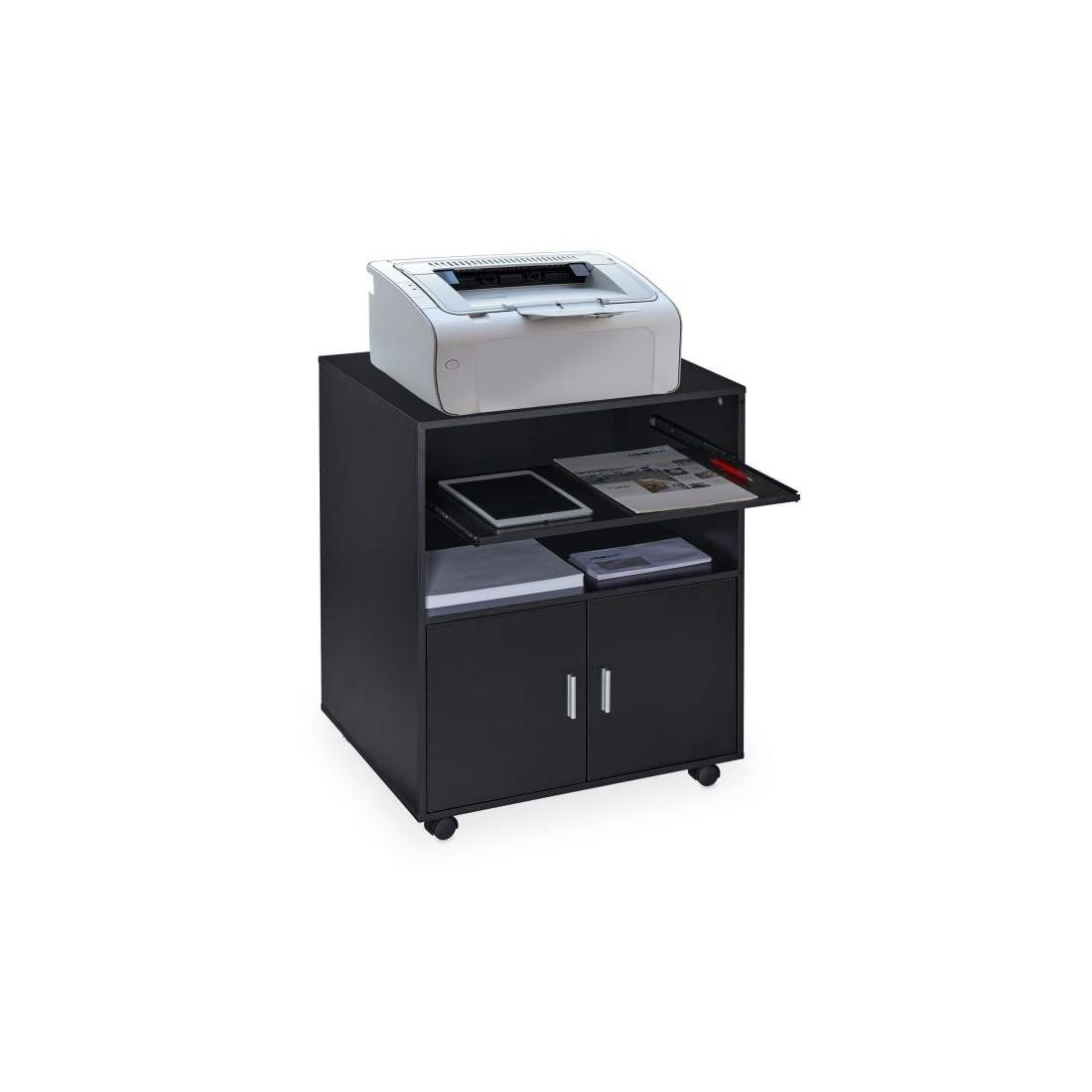 Mobil piedestal med tangentbordslåda | Elektronik - Datortillbehör - Tangentbord, Möss & Fjärrkontroller - Tangentbord | Pryloteket