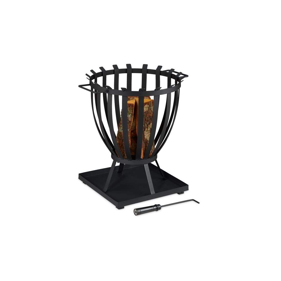 XXL eldkorg med bottenplatta | Hem & Hobby | Pryloteket