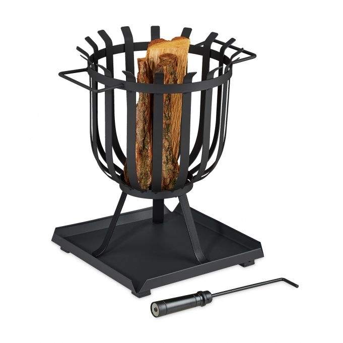 XL brandkurv med bundplade