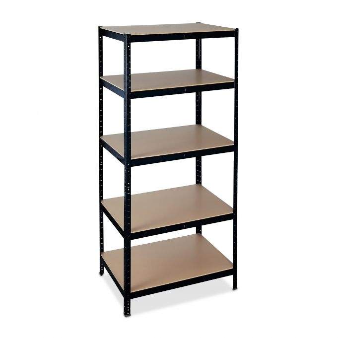 Opbevaringshylde 1325 kg sort