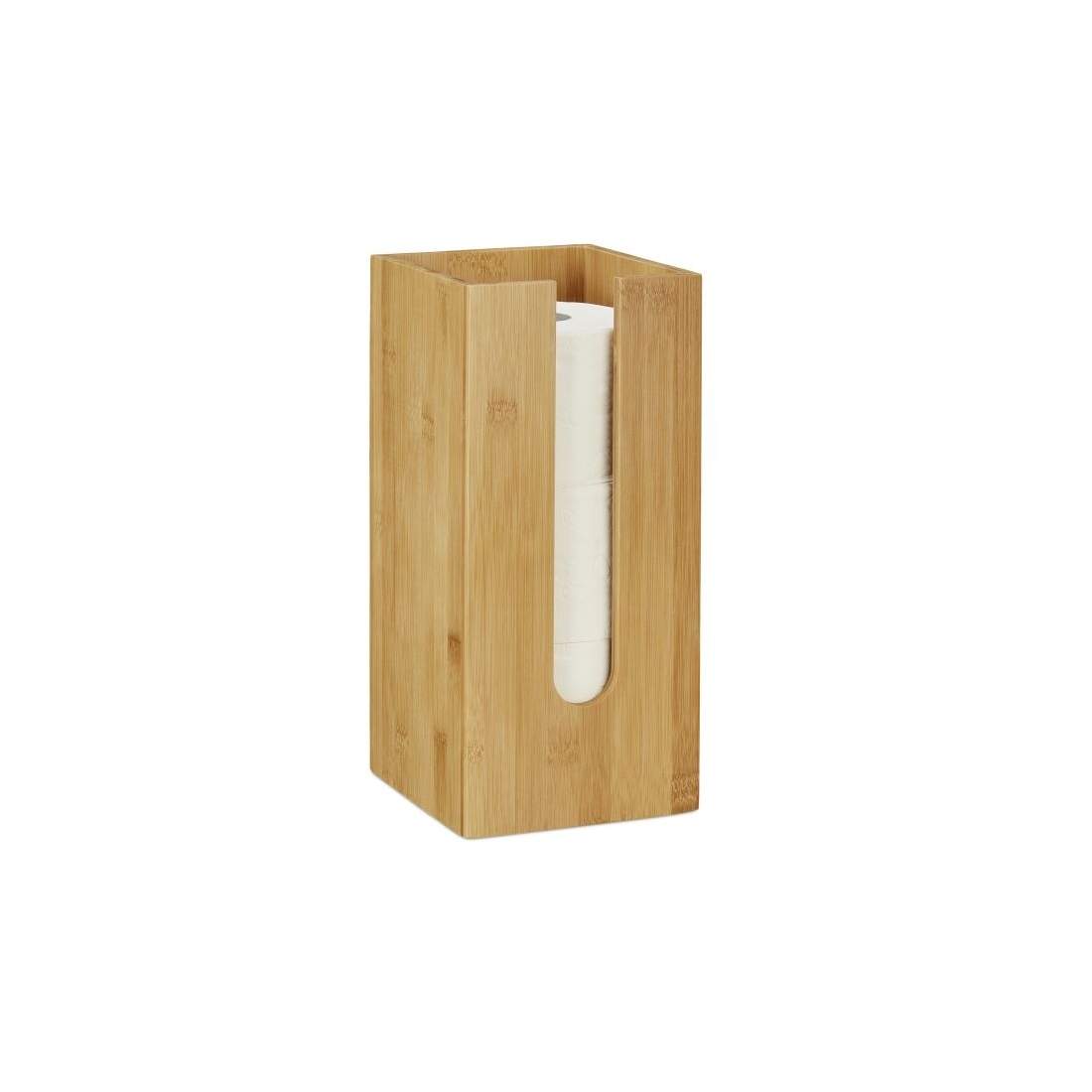 Stående toalettpappershållare i bambu | Hem & Hobby - Hem & Hushåll - Badrum | Pryloteket