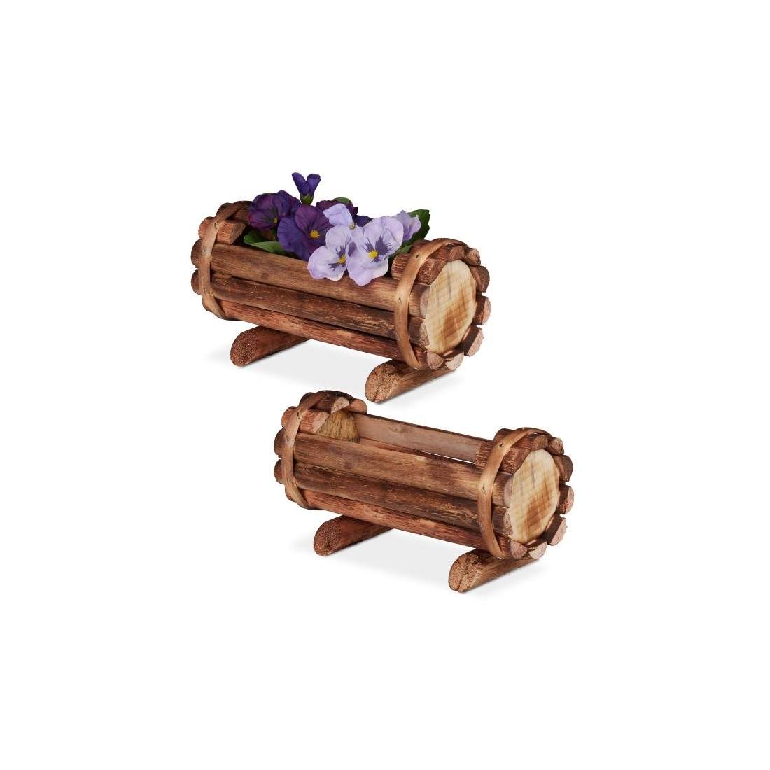 Blomkruka trä set om 2 | Hem & Hobby - Hem & Hushåll - Balkong | Pryloteket