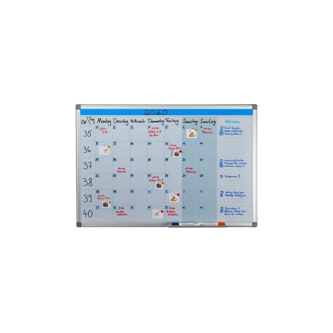 Whiteboard planerare | Hem & Hobby - Resa & Semester - Organisering | Pryloteket