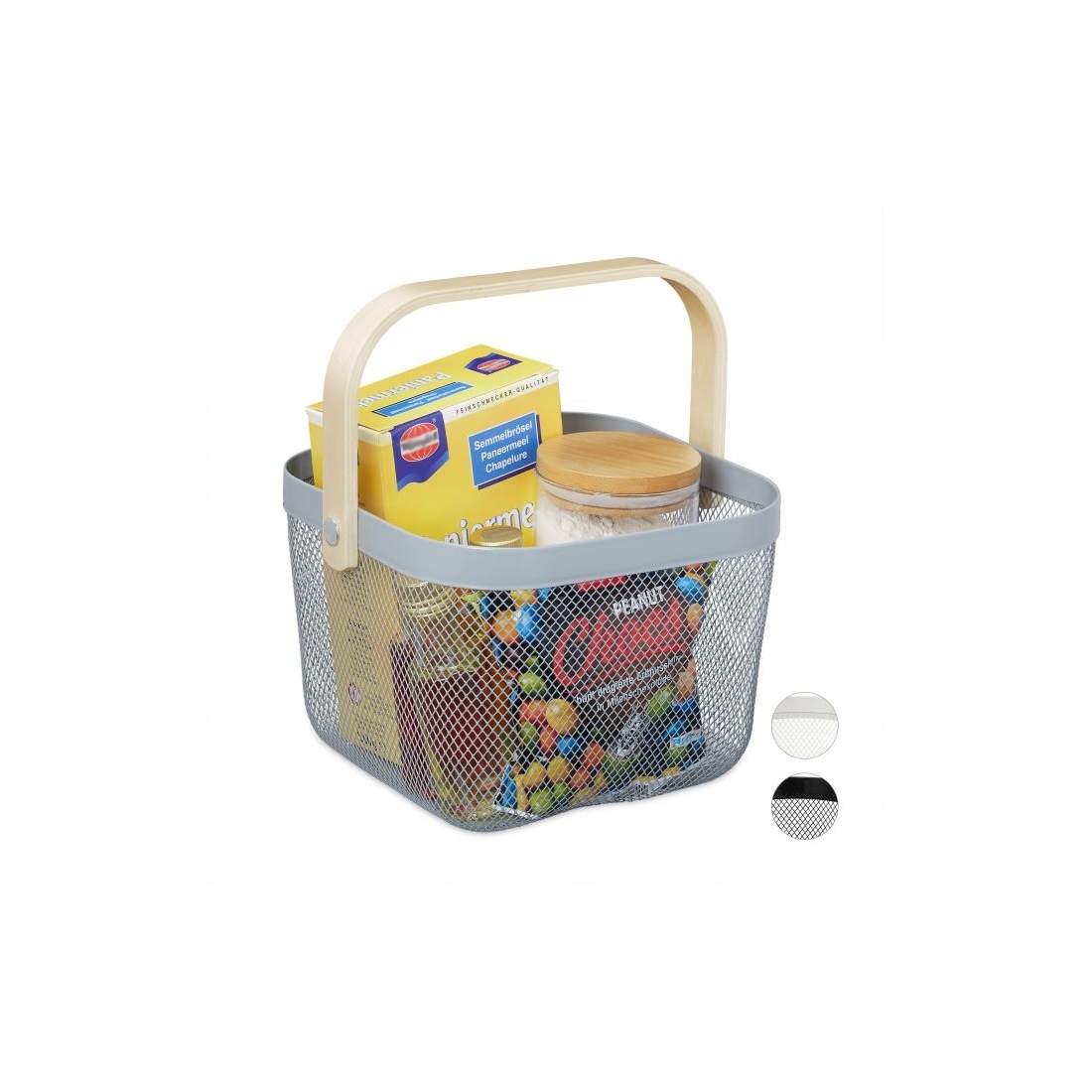 Förvaringskorg med handtag | Mode & Accessoarer - Accessoarer | Pryloteket