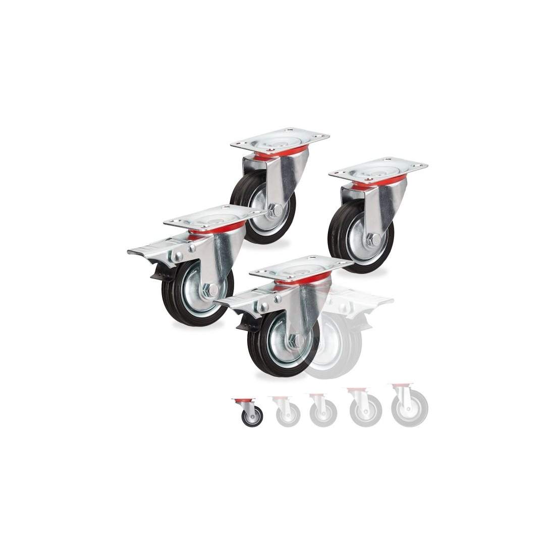 Kraftiga hjul, 4 st | Hem & Hobby | Pryloteket