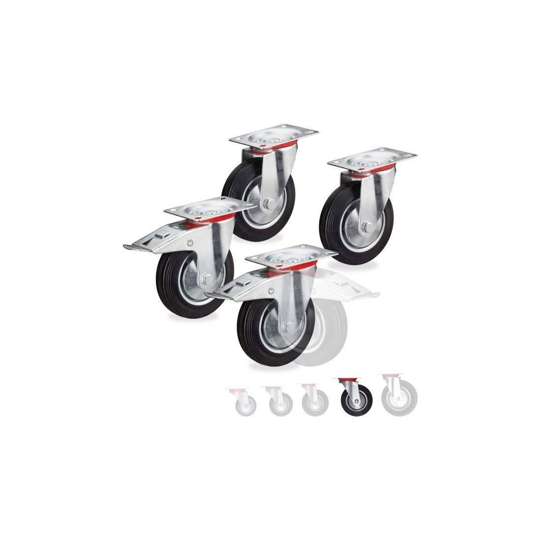 Kraftiga hjul, 4 st | Hem & Hobby | Pryloteket