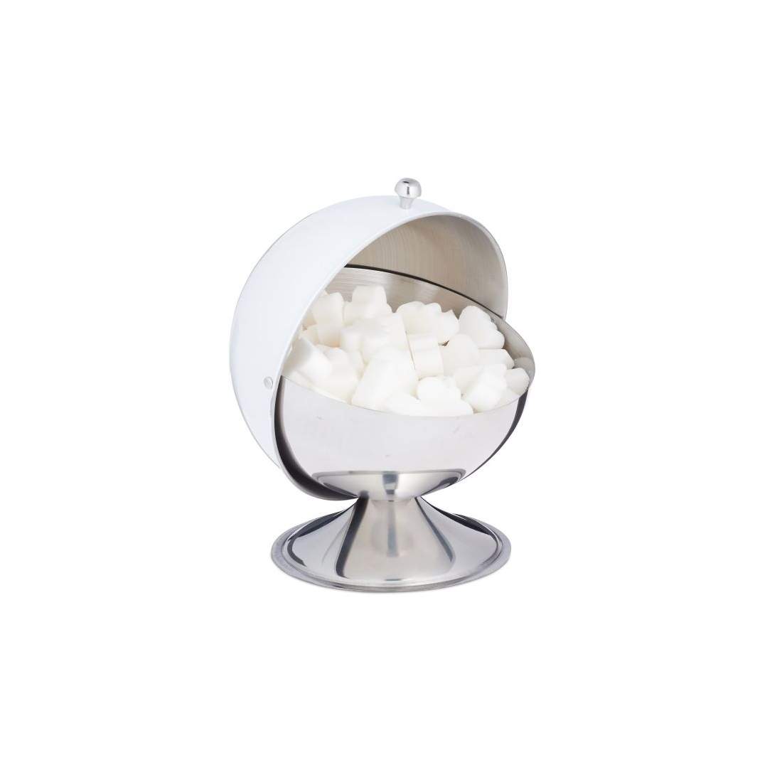 Sockerskål i rostfritt stål | Hem & Hobby - Hem & Hushåll - Kök - Köksredskap - Lock | Pryloteket