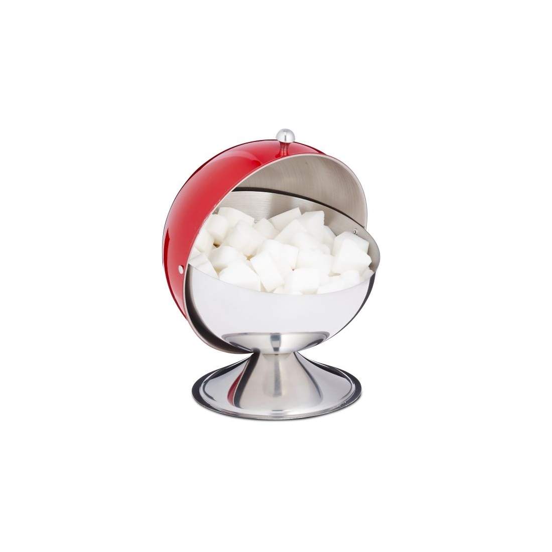 Sockerskål i rostfritt stål | Hem & Hobby - Hem & Hushåll - Kök - Köksredskap - Lock | Pryloteket