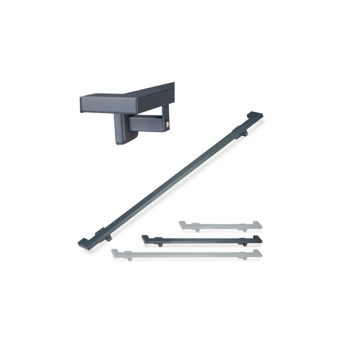 Aluminiums gelænder