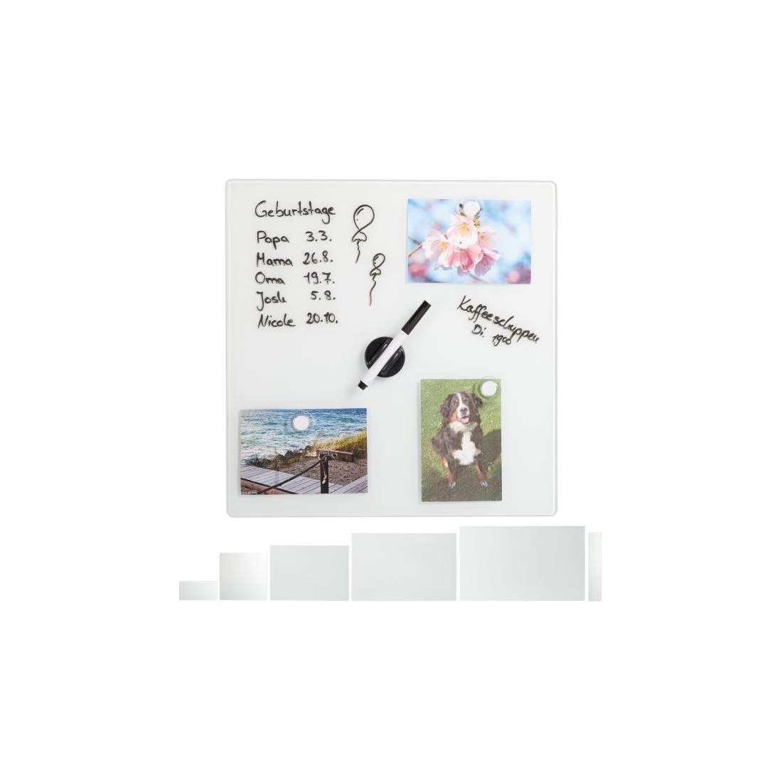 Magnettavla vitt glas | Hem & Hobby | Pryloteket