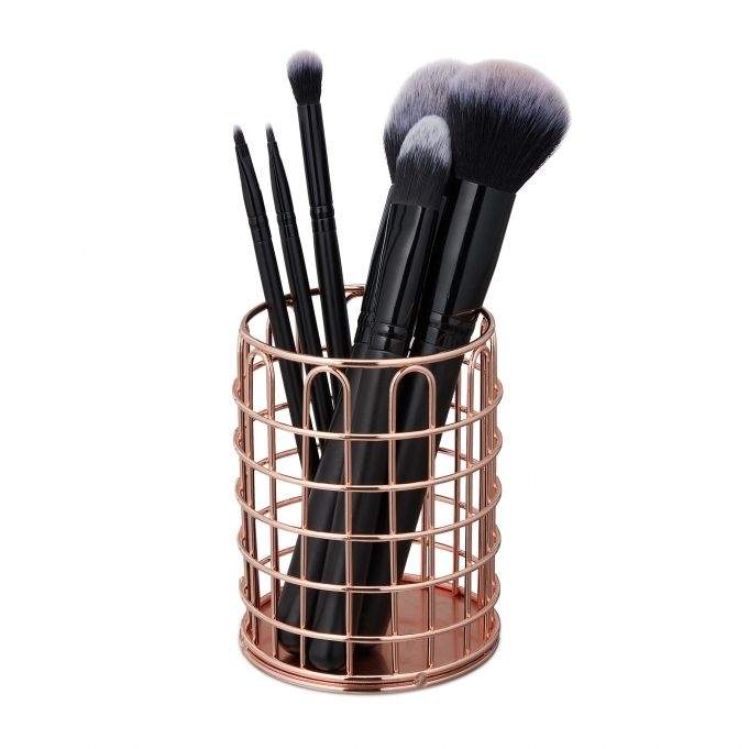 Rundt stativ til make-up børster
