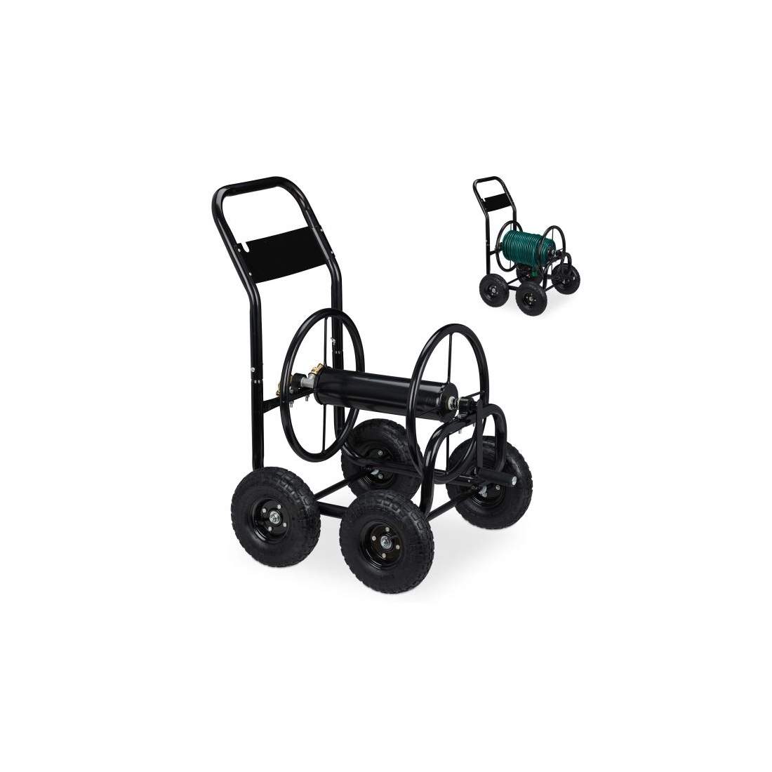 Slangvagn Metall Svart | Hem & Hobby | Pryloteket