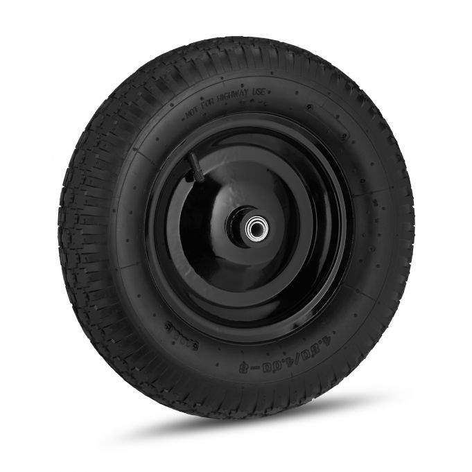 Hjul til trillebør 4,80 4,00-8 med adaptere