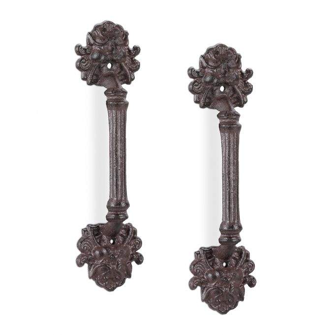 møbelhåndtag vintage sæt med 2