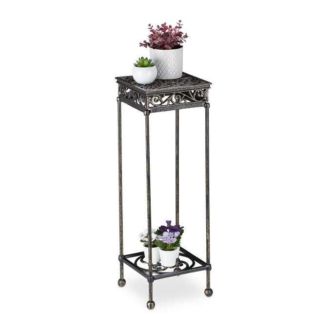 Blomsterskammel i støbejern