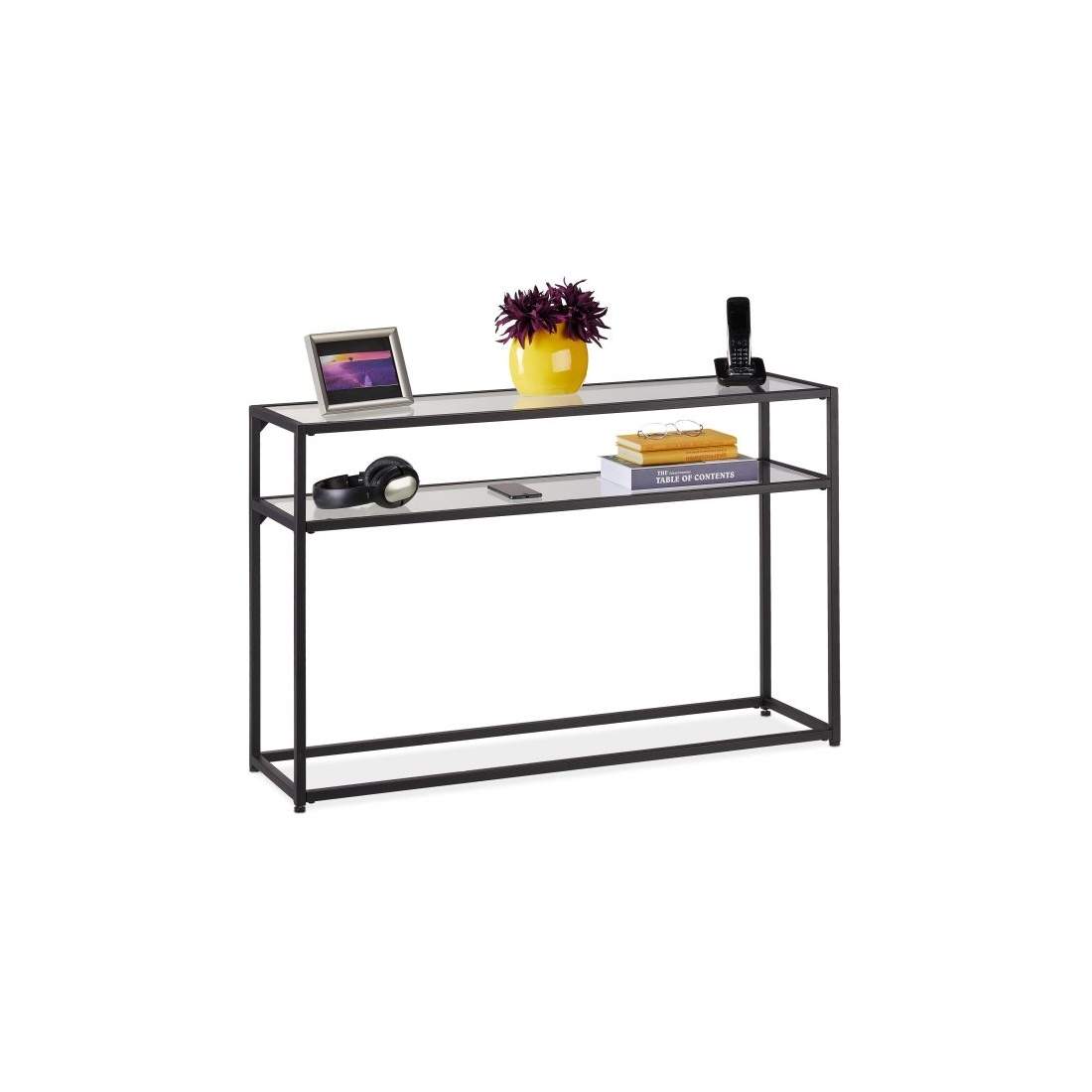 Konsolbord med glashylla | Hem & Hobby - Hem & Hushåll - Bygg | Pryloteket