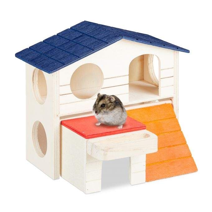 Hamsterhus i træ