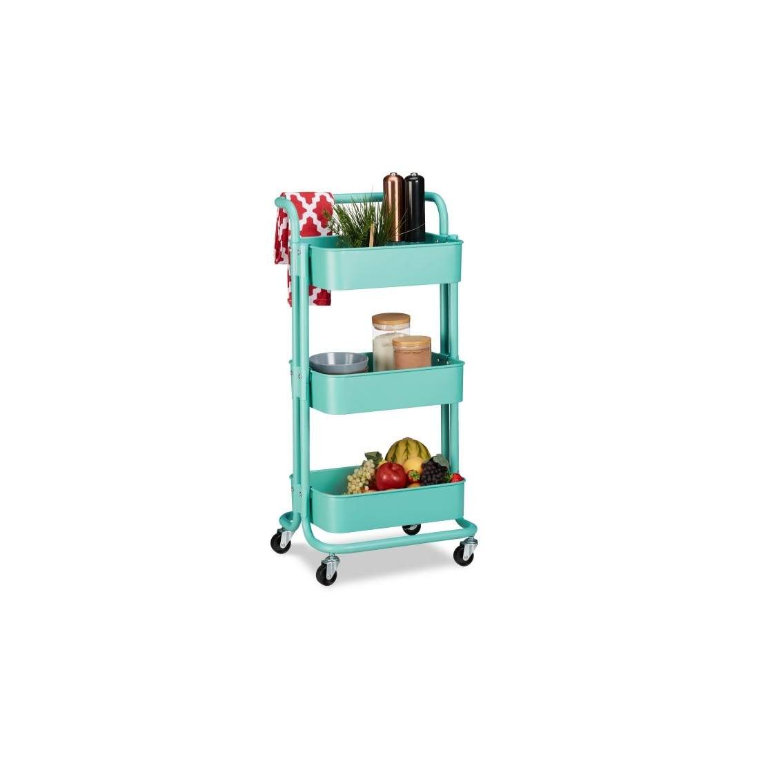 Vagn med 3 hyllplan | Hem & Hobby - Hem & Hushåll - Badrum - Badrumsförvaring | Pryloteket